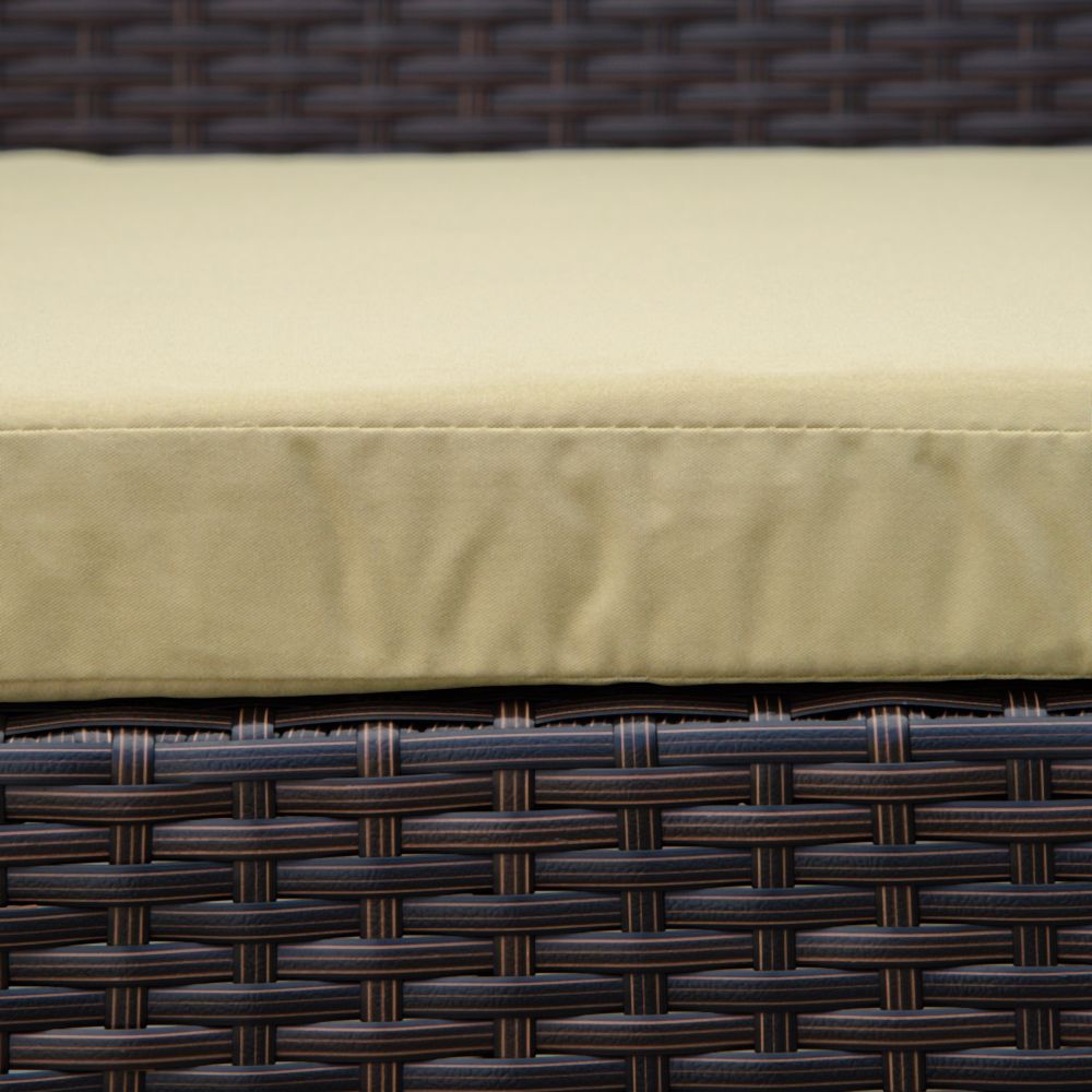 Elegant 3-Piece Rattan Bistro Set - Stylish Patio Chairs & Glass Top Table