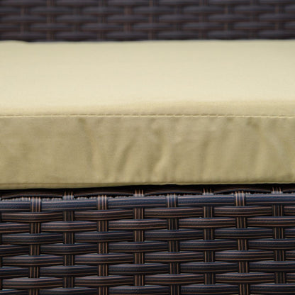 Elegant 3-Piece Rattan Bistro Set - Stylish Patio Chairs & Glass Top Table