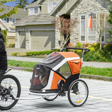 Load image into Gallery viewer, Ultimate 2-in-1 Dog Bicycle Trailer &amp; Stroller - Safety Leash, Foldable Design

