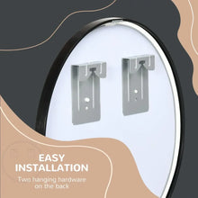Load image into Gallery viewer, Modern Wall-mounted Vanity Mirror for Bedroom Bathroom Washroom, Black, 40x40cm
