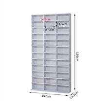 Load image into Gallery viewer, Elegant HOMCOM Media Storage Shelf - Adjustable Wooden Display for DVDs &amp; Books
