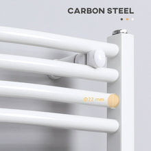 Load image into Gallery viewer, Luxury Heated Towel Rail - 600mm x 1200mm White Ladder Radiator by HOMCOM
