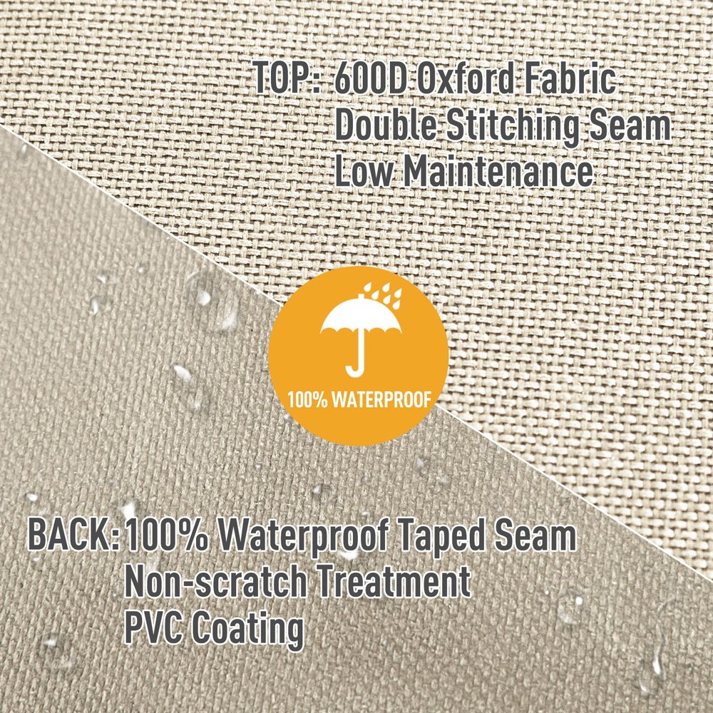 Ultimate Waterproof Rattan Sofa Cover for 3-Seater - Weather Resistance & Style