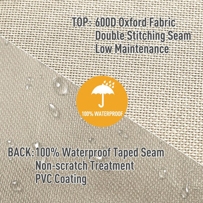 Ultimate Waterproof Rattan Sofa Cover for 3-Seater - Weather Resistance & Style