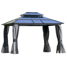 Load image into Gallery viewer, Spacious 3.6x3m Hardtop Gazebo with Steel Frame &amp; Insect-Proof Netting
