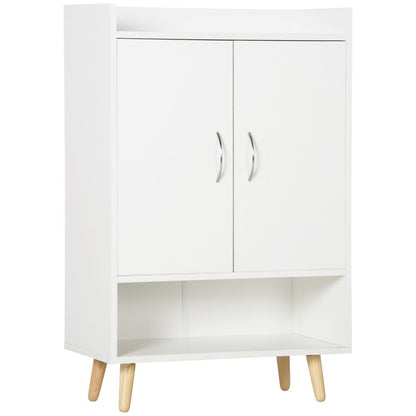 Sleek Modern Shoe Cabinet with Doors - Stylish Storage for Every Entryway!