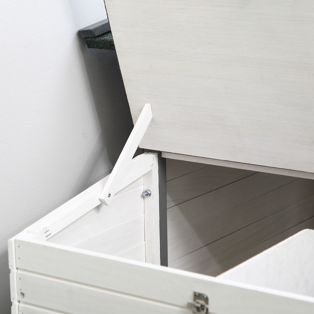 Deluxe Wooden Chicken Coop with Nesting Box & Outdoor Run - Secure & Stylish