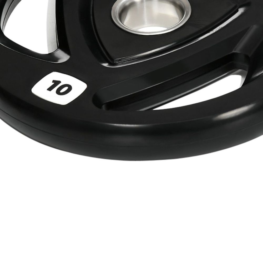 Tri-Grip Olympic Weight Plates Set - 2 x 10kg for Strength & Versatile Training