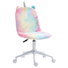 Load image into Gallery viewer, Vinsetto Fluffy Unicorn Chair: Cute Swivel Desk Seat for Magical Workdays!
