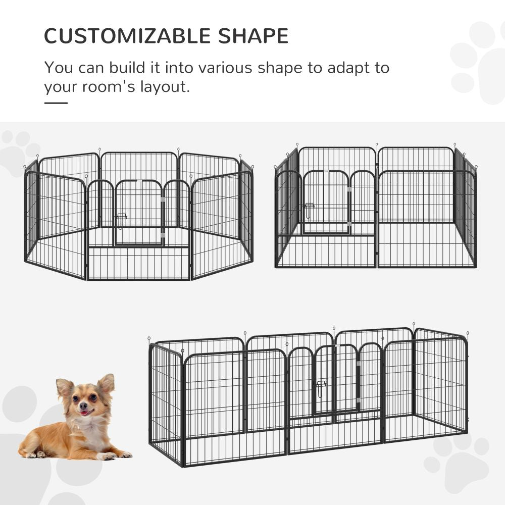 Versatile Folding Pet Playpen - Safe & Stylish Dog, Rabbit, Puppy Cage