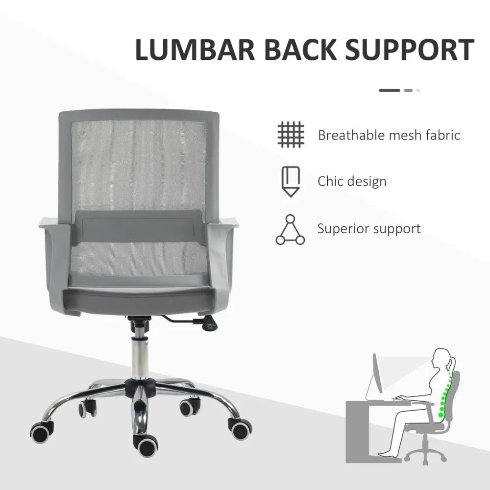 Vinsetto Ergonomic Mesh Office Chair: Adjustable, Comfortable & Stylish