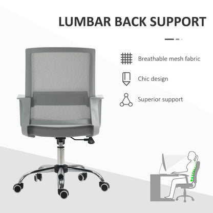 Vinsetto Ergonomic Mesh Office Chair: Adjustable, Comfortable & Stylish