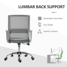 Load image into Gallery viewer, Vinsetto Ergonomic Mesh Office Chair: Adjustable, Comfortable &amp; Stylish
