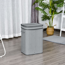 Load image into Gallery viewer, 70L Eco-Friendly Bamboo Laundry Basket with Flip Lid - Stylish &amp; Functional
