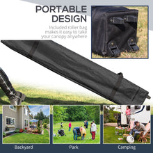 Load image into Gallery viewer, Versatile 3x3M Pop-Up Gazebo Tent with Sidewall &amp; Roller Bag - Blue
