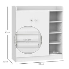 Load image into Gallery viewer, Versatile Shoe Storage Cabinet with Adjustable Shelves - Modern White Design
