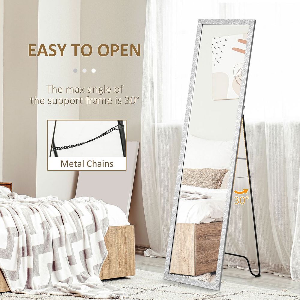 Elegant Full-Length Free Standing Mirror - Perfect for Any Room!