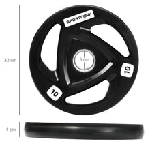 Load image into Gallery viewer, Tri-Grip Olympic Weight Plates Set - 2 x 10kg for Strength &amp; Versatile Training
