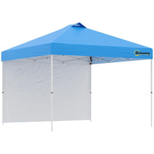 Load image into Gallery viewer, Versatile 3x3M Pop-Up Gazebo Tent with Sidewall &amp; Roller Bag - Blue
