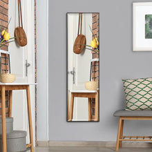 Load image into Gallery viewer, Full Length Mirror Dressing Mirror Wall-Mounted for Bedroom Black

