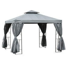 Load image into Gallery viewer, Stunning 3x3m Metal Gazebo - Elegant Shade for Outdoor Parties &amp; Relaxation
