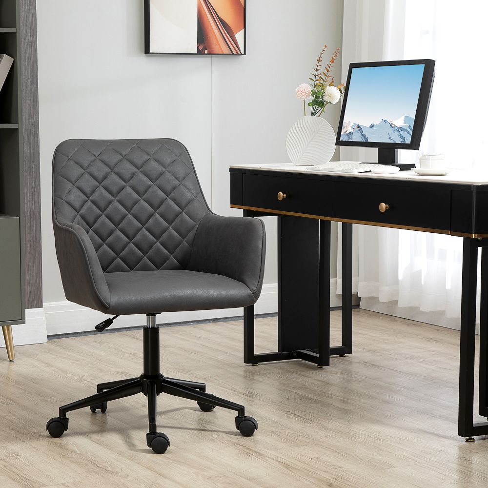 Vinsetto Argyle Ergonomic Office Chair - Stylish Comfort for Home & Study
