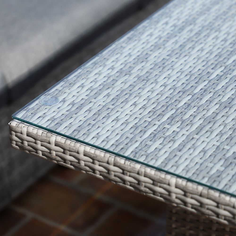 Outdoor 6-Piece Rattan Dining Set with Cushions – Perfect Garden Furniture!