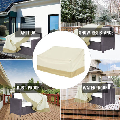 Ultimate Waterproof Rattan Sofa Cover for 3-Seater - Weather Resistance & Style