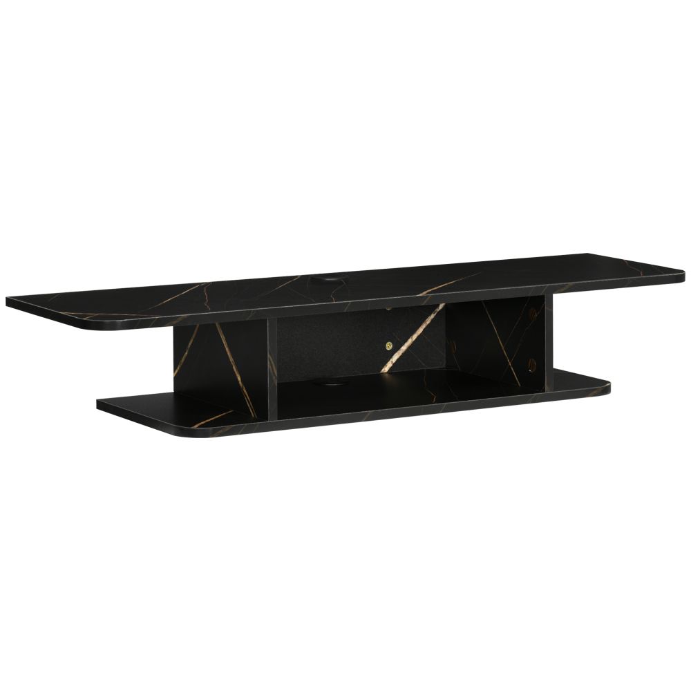 Space-Saving Floating TV Unit with Stylish Storage - Modern Wall-Mount Console