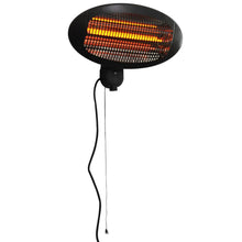 Load image into Gallery viewer, Outsunny 2kW Wall-Mount Patio Heater - 3 Power Settings for Cozy Outdoor Spaces
