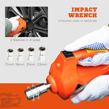 Load image into Gallery viewer, 5 Ton Electric Car Jack Kit w/ 12V Auto Car Floor Jack, Impact Wrench, Case
