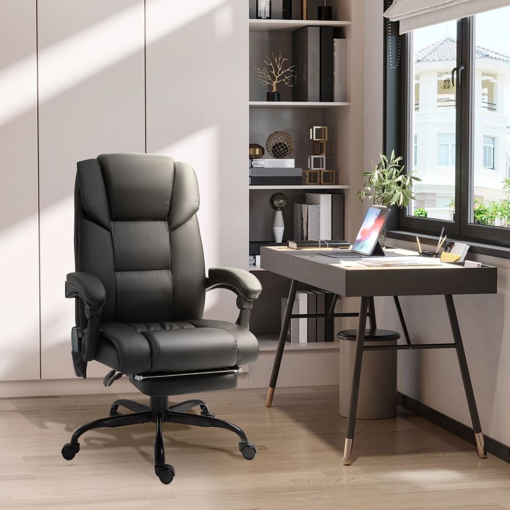RevivePro 6-Point Massage Racing Chair: Electric Comfort With Adjustable Angles