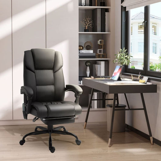 RevivePro 6-Point Massage Racing Chair: Electric Comfort With Adjustable Angles