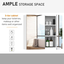 Load image into Gallery viewer, Stylish Wall-Mounted Bathroom Mirror Cabinet with Adjustable Shelf – HOMCOM
