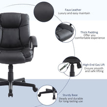 Load image into Gallery viewer, Premium Swivel Executive Office Chair - Ergonomic PU Leather, Adjustable Height
