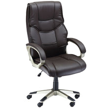 Load image into Gallery viewer, High-Back Executive Faux Leather Swivel Office Chair - Comfort Meets Style
