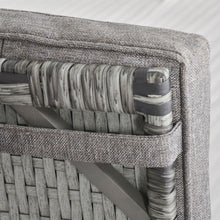 Load image into Gallery viewer, Luxury 3-Piece Rattan Chaise Lounge Set with Cushions - Grey Outdoor Comfort
