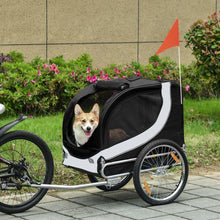 Load image into Gallery viewer, Premium Pet Bicycle Trailer: Waterproof Dog &amp; Cat Carrier for Easy Travel
