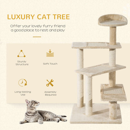 Ultimate Cat Tree Tower: Climbing & Scratching Paradise for Happy Kittens!