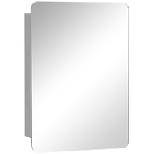 Load image into Gallery viewer, Elegance On-Wall Bathroom Storage Cabinet with Sliding Mirror &amp; Steel Frame
