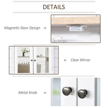 Load image into Gallery viewer, Space-Saving Wall-Mounted Double Door Mirror Cabinet for Stylish Storage
