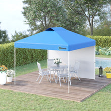 Load image into Gallery viewer, Versatile 3x3M Pop-Up Gazebo Tent with Sidewall &amp; Roller Bag - Blue
