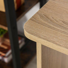 Load image into Gallery viewer, Stylish Duo Work Desk with 3-Tier Shelves - Sleek &amp; Sturdy 2-in-1 Solution
