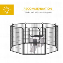 Load image into Gallery viewer, Deluxe Wooden Rabbit Hutch: Safe, Stylish Home for Bunnies &amp; Small Pets
