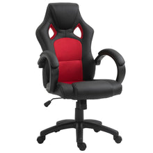 Load image into Gallery viewer, Executive Racing Swivel Gaming Office Chair PU Leather Computer Desk Chair Black
