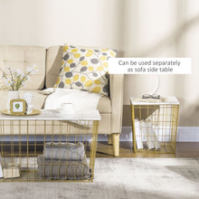 Load image into Gallery viewer, Elegant HOMCOM Side Table Set of 2: Modern Storage &amp; Versatile Design
