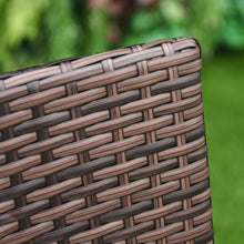 Load image into Gallery viewer, Stylish 2-Seater Outdoor Rattan Chair Set with Cushions &amp; Armrests
