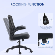 Load image into Gallery viewer, Vinsetto Ergonomic Mesh Office Chair with Lumbar Support &amp; Swivel Wheels

