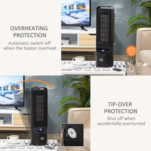Load image into Gallery viewer, Space-Saving Ceramic Tower Heater with Remote &amp; LED Display - Ultimate Comfort!
