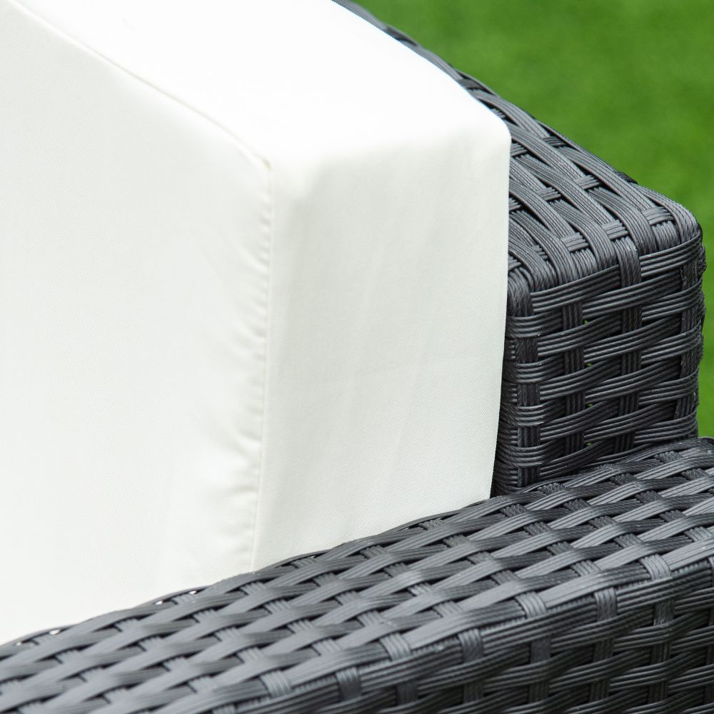 Modern 4-Piece Rattan Sectional Sofa Set for Stylish Outdoor Relaxation